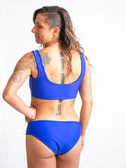 Amanda Reversible Moderate Bikini Bottom - Inner Stellar/Aurora Blue