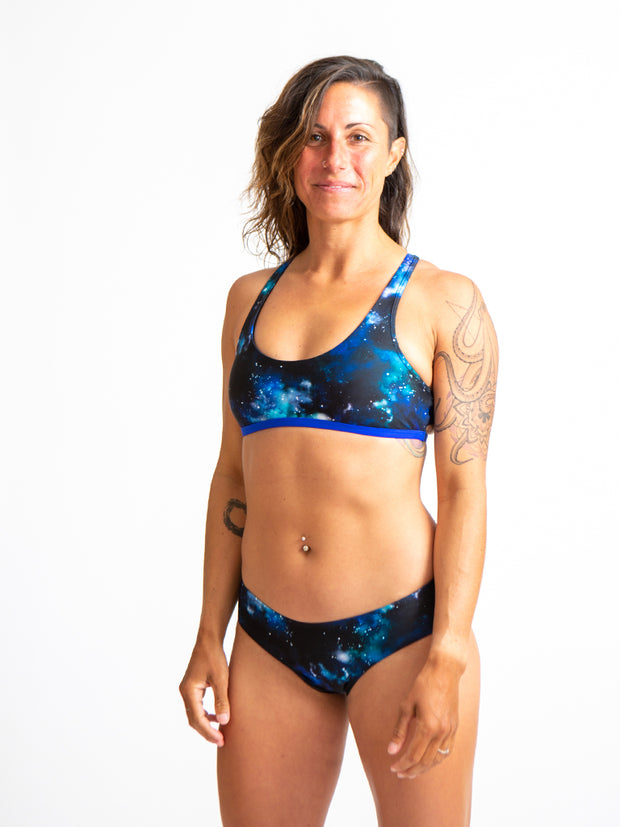 Issy Eco Friendly Strap Back Surf Bikini Top - Inner Stellar