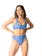 Colleen Eco Friendly Reversible Bikini Top - Kaleidoscope/Seaglass