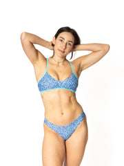 Nadja Eco Friendly Cheeky Reversible Bikini Bottom - Kaleidoscope/Seaglass