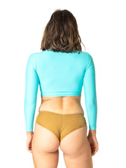 Jennifer Eco Friendly Cheeky Bikini Bottom - Bronze