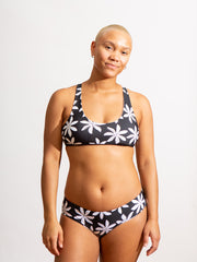 Issy Eco Friendly Strap Back Surf Bikini Top - Tiare