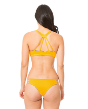 Kyla Eco Friendly Cheeky Reversible Bikini Bottom - Fun In The Sun/Tropicana