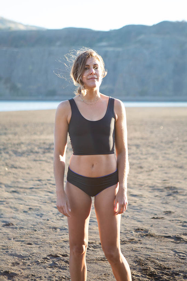 Amanda Reversible Moderate Bikini Bottom - Raindrop